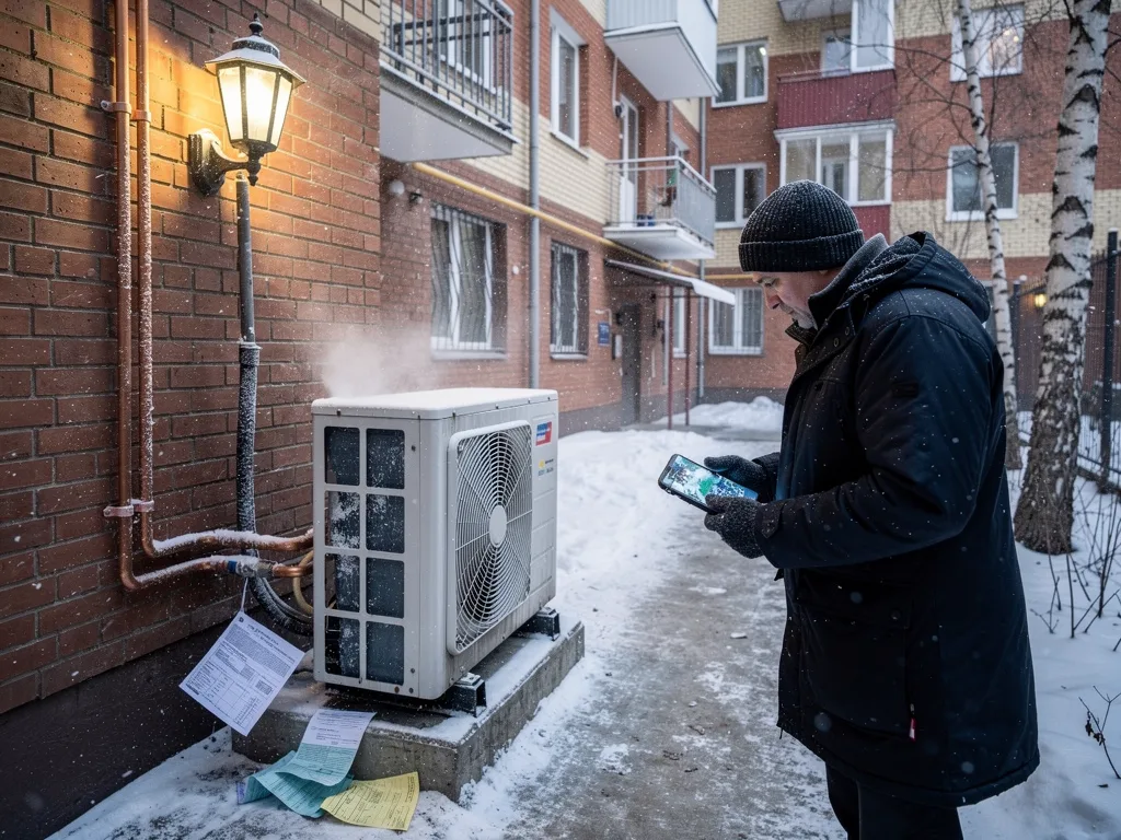 Warning signs of a failing heat pump in Moscow